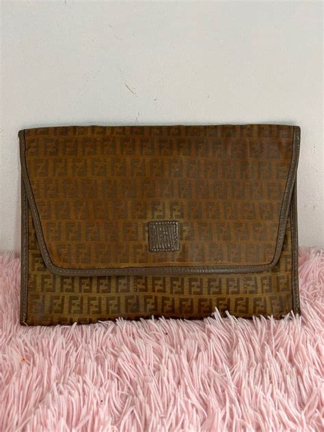 fendi envelope clutch vintage|fendi clutch wallet.